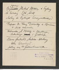 k.k. naturhistorisches Hofmuseum, Intendanzakten 1885-1896 (Hauer), Aktenzahl Z.12/1891, Seite 1